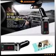 BC06 Bluetooth Car Charger Hands-free MP3 Dual Port AUX FM Frequency Transmitter