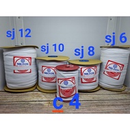 10 METERS OF ELASTIC RUBBER WAIST BY THE METER GRADE COLOR RUBBERa C4, SJ6, SJ8, SJ10, SJ12