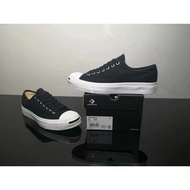 【พร้อมส่ง ของแท้ 100%】Converse รองเท้าผ้าใบ Sneakers คอนเวิร์ส Jack Purcell Cotton Ox / Black/ White
