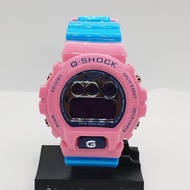 G-Shock DW-6900 Watch{ Colour Bape light blue Pink }Digital Sports Rubber Alarm Date Light jam tanga