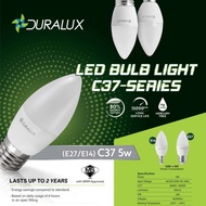 DURALUX SIRIM 5W LED C37 CANDLE BULB E14/E27 DAYLIGHT/WARMWHITE