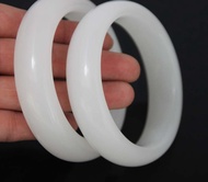 Afghanistan White Jade Bracelet with Certificate Box Gift Sale Fashion Bangle Bracelets
