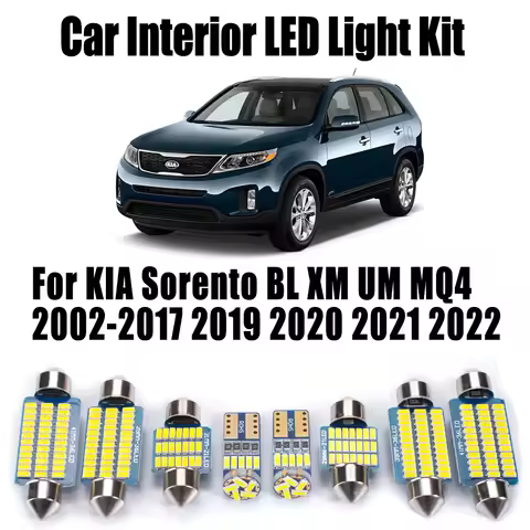 For KIA Sorento BL XM UM MQ4 2002- 2015 2016 2017 2019 2020 2021 2022 Vehicle Ceiling Bulbs Car LED 