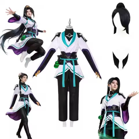 Anime Sage Cosplay Costume Wig Game VALORANT Sage Costume Wig