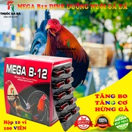 MEGA B12 CHO GÀ ĐÁ.tăng botăng cường chuyển hóanuôi gà tơ vào chế độ đá
