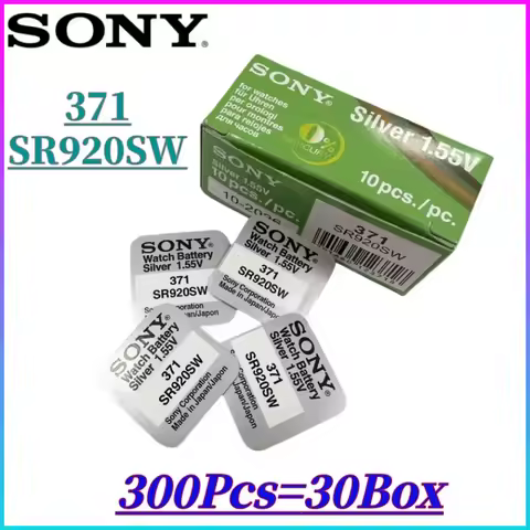 300PCS Original SR920SW SONY AG6 371 LR920 171 370 L921 LR69 SR920 Button Batteries For Watch Toys R