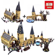 LEPIN 16052 16054 Mini Harri Potter Hogwarts Castle Figures Building Blocks Bricks  ing Christmas DI