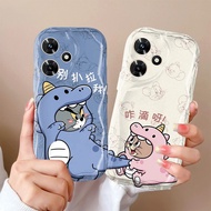 [Gcc03] Infinix Casing For Hot 8 9 10 11 12 20i 20 30i 30 Play Flexible Motif Silicone Wave Protecto