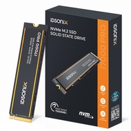 iDsonix I7000 PRO M.2 SSD PCIe Gen4X4 M.2 2280 NVMe SSD Speeds Up to 7000 MB/s Internal Gaming Solid
