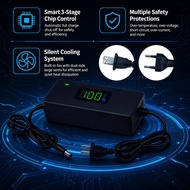42V2A 54.6V2A Electric Scooter Balance Bike Charger With Display Lithium Battery Charger