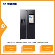Samsung 594L SBS Family Hub Black Refrigerator Auto Open Door On Device Bixby RS90F65ANF/ME RS90F65A