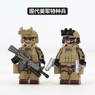 Produk Laris Disyorkan Serasi dengan Blok Lego, Figura Tentera Penyamaran, Pasukan Khas, Polis, Poli