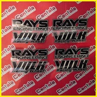 ∇ ◷ ✻ Volks Rays Inspired Mags Decals 1 Set