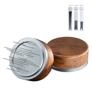 NEOUZA 51mm 53mm WDT Tool Spinning Espresso Stirrer，24 Needles Coffee Distribution Tool Portafilters