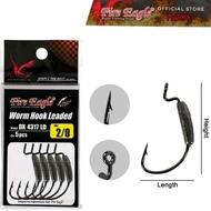 (X SHARP POINT) Mata kail Fire Eagle Worm Hook Leaded DX 4317LD  Fishing Hook Mata Kail PANCING haru