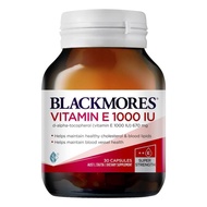 Blackmores Vitamin E 1000IU Cholesterol Health 30 Capsules