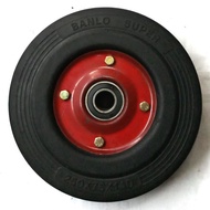 Trolley Wheels with Rubber Tires 2-Wheel Wheels, 250Mm (10")