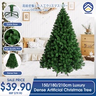 ODOROKU 150/180/210cm Premium Artificial Christmas Tree Luxury Premium 5ft 6ft 7ft Christmas Tree Christmas Decors with Stand Durable Pine Tree for Home Office Shopping Center Party