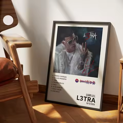 L-Luar la L Poster Old Movies Wall Art Print Poster Decorative Mural Modern Home Decor Birthday Gift