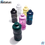 KATAKAN Funnel Fitness Supplement Bottle, Portable Plastic Protein Powder Box, Durable Layered Stora