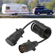 Nearbeauty Tra Extension Cord 7 Pin European Standard Connector 2M W Plug Power Ply Wire for Car