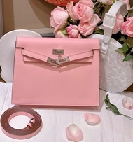 全新愛馬仕 Hermes kelly danse 3Q 櫻花粉