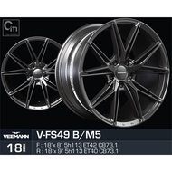 VEEMANN 18 inch 8JJ / 9JJ 5X113 ET40/42 ORI CAR SPORT RIMS WHEELS VFS49