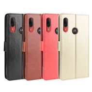 Suitable for Motorola E6plus Phone Case Motorola E6 Plus Flip Leather Case Card E6S Case