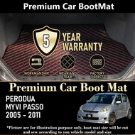 Perodua MYVI PASSO 2005 2006 2007 2008 2009 2010 2011 Boot Mat Car Boot Carpet VIP Boot Tray Cargo M