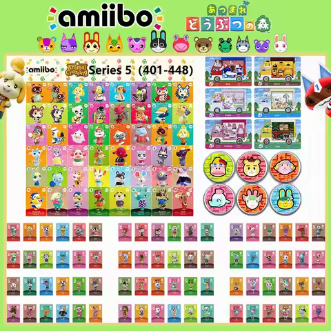 Animal Crossing: New Horizons Amiibo Card Cute Roles NS Switch 3DS Game Set fun Collect Mini NFC Car