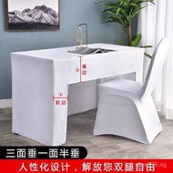 Sign-in Office Tablecloth Table Cover Three-sided Tablecloth Conference Table Event Drooping Long Ta
