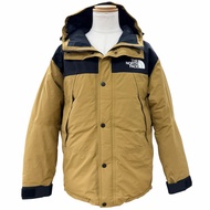 成色極佳 ▼ THE NORTH FACE ND91930 山地羽絨外套 GORE-TEX 標誌刺繡連帽雙拉鍊羽絨外套ブラウン/黑色 L 正品男款