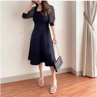 Longdress Bridesmaid Uniform Christmas Dress for Girls 2026 Brocade Dress for Women Outfit Midi Dres