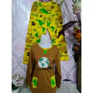 BP009 PP Daililan Ukuran Standar Baju Tidur Wanita Dewasa Lengan Panjang Celana Panjang Piyama Wanit