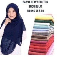 BAWAL HEAVY CHIFFON BIDANG 60