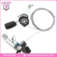 [Lovoski] Thumb   Gear   Shifter   Levers   for   MTB   with   Inner   Cables   3x6 / 3x7