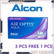 ALCON Air Optix Hydraglyde Multifocal [Free 1pc Silicone Hydrogel Monthly Contact Lenses]