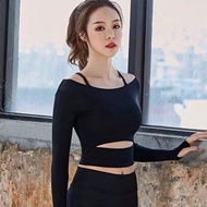 Women's Sportswear Yoga Gym Fitness Tops Women's Sportswear Thumbhole