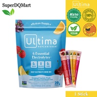 Ultima Replenish Hydration Electrolyte 1 Sachet - Vegan | Zero Sugar | Low Carb | Keto Friendly