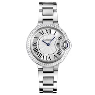 Cartier Cartier Women's Watch Cartier Blue Balloon Behind Diamond 33mm Quartz Watch Women W6920084