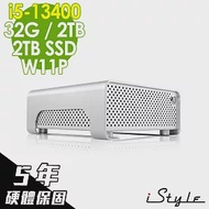 iStyle M1 迷你雙碟電腦i5-13400/32G/2TSSD+2TBHDD/WIFI/W11P/5年保