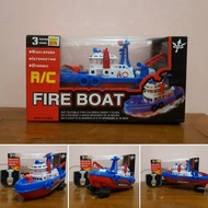 RC boat perahu pemadam - remote kontrol boat fire - mainan perahu RC