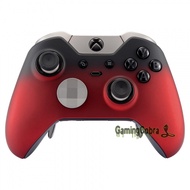 eXtremeRate Shadow Red Top Front Housing Shell Faceplate Cover for Xbox One Elite Controller