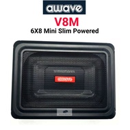 Awave V8M 6x8" Mini Powered Subwoofer