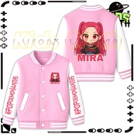 Mira Kpop Demon Hunter Kids Jacket / Kpop Demon Hunter Mira Kids Varsity Jacket