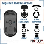 1 Set PTFE Mouse Skates Mouse Feet Replacement Fit for Logitech G102/G304/G Pro X Superlight