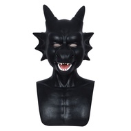 Monster Mask for Adult Dragon Mask Furry Animal Head for Cosplay Roleplay Animal Masquerade Mask for