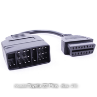 JSP สายแปลง สายพ่วง หัวแปลง TOYOTA  OBD1  22 pins เป็น  OBD2  16 pins สำหรับต่อ เครื่องสแกนรถยนต์ที่