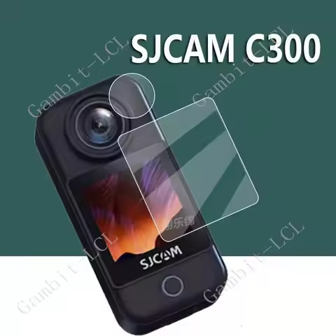 2in1 HD Full Hydrogel Film For SJCAM C300 Action Camera Lens Screen Protective ON SJCAMC300 C 300 Pr