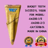 1U3352TL BUCKET TEETH TIGER ROCK EX200-1 EX200-5 CAT320D HIGH QUALITY MADE IN CHINA